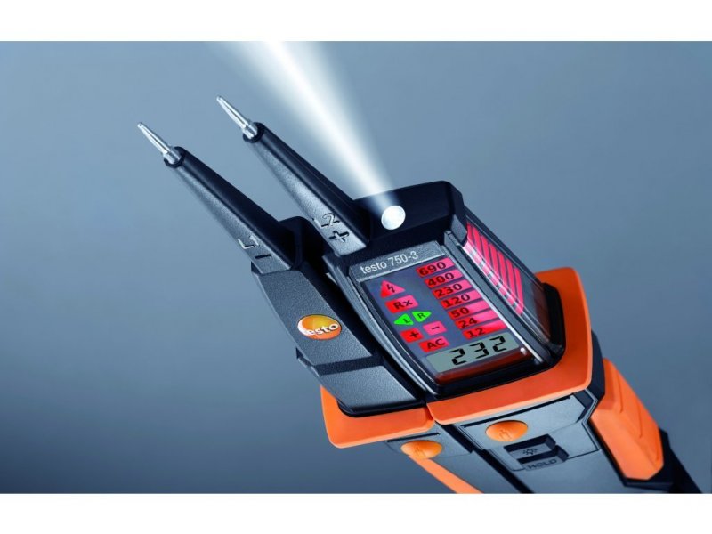 Testo 750-3 - Tester napätia 12–690 V AC/DC